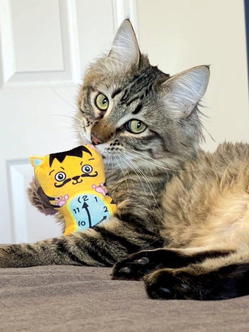 KONG Artz Cats Catnip Cat Toy Dali Van Gogh Crackle Plush Toy